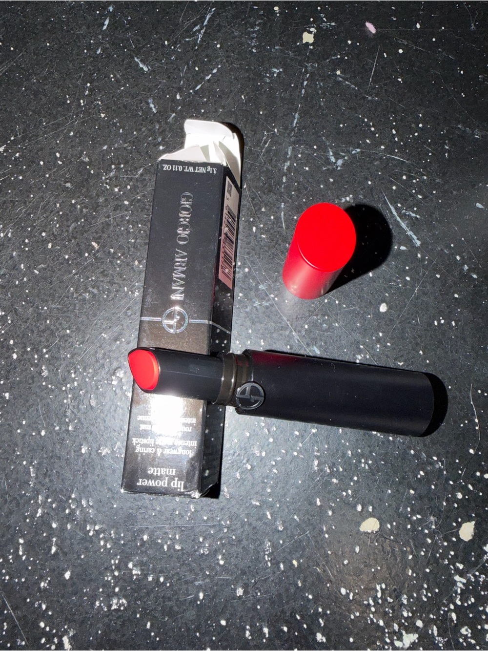 Giorgio Armani Lip Power Matte Lipstick — Vivid Red